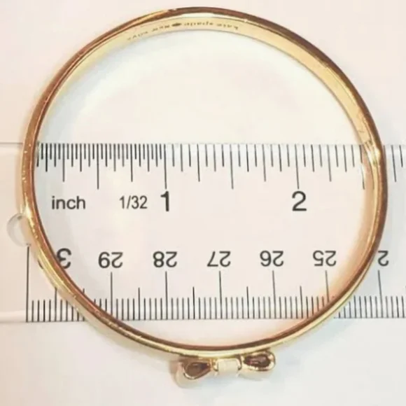 Kate Spade bangle bracelet dainty bow - Picture 2 of 2